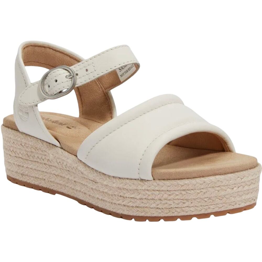 Timberland Santorini‎ Sun Women's Backstrap Sandal - Black Full Grain - Size: 9